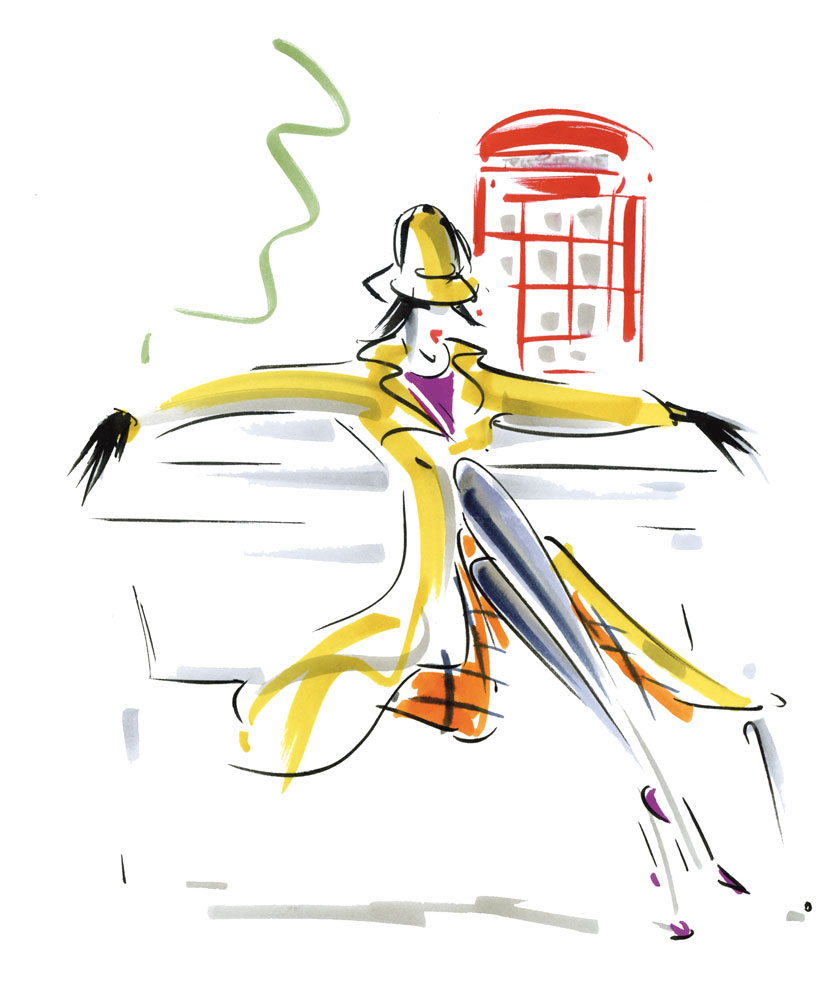 London mood. Magazine Marie-France, Paris.