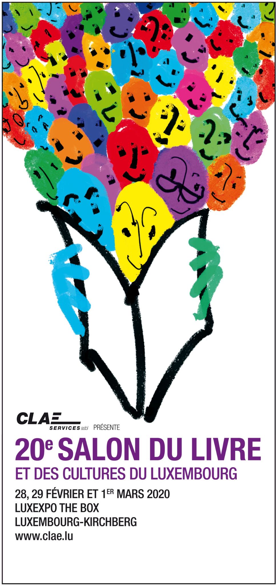 Projet affiche CLAE Luxembourg.