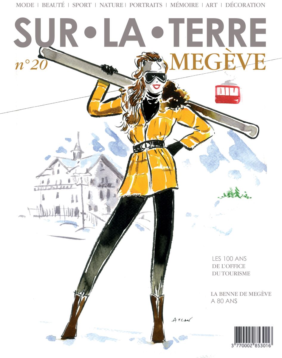 Couverture magazine Megève sur la Terre.