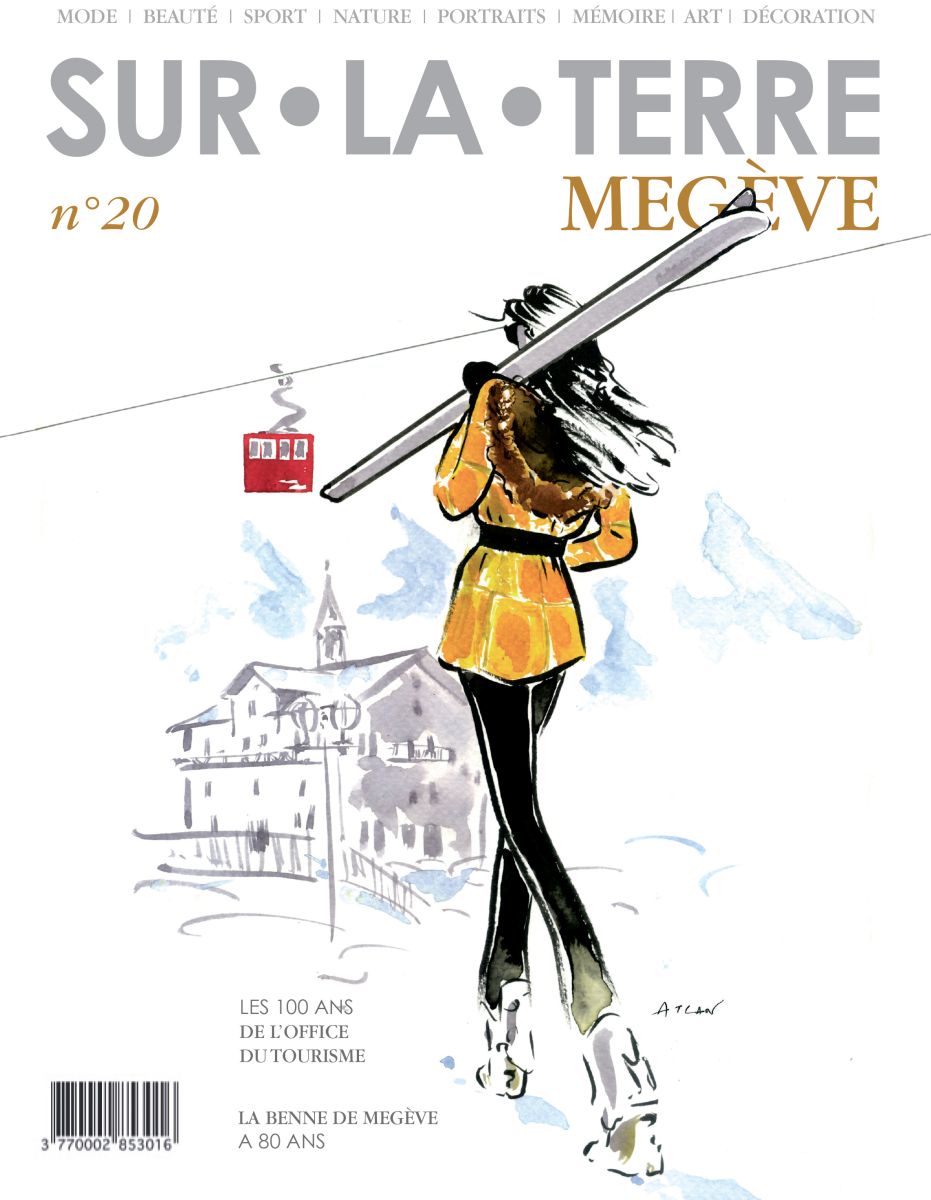 Couverture magazine Megève sur la Terre (autre projet).
