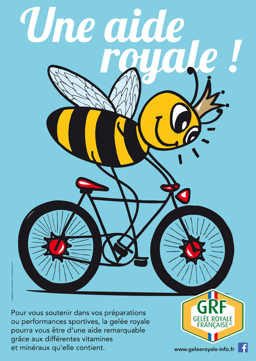 Affiche Gelée Royale Française.