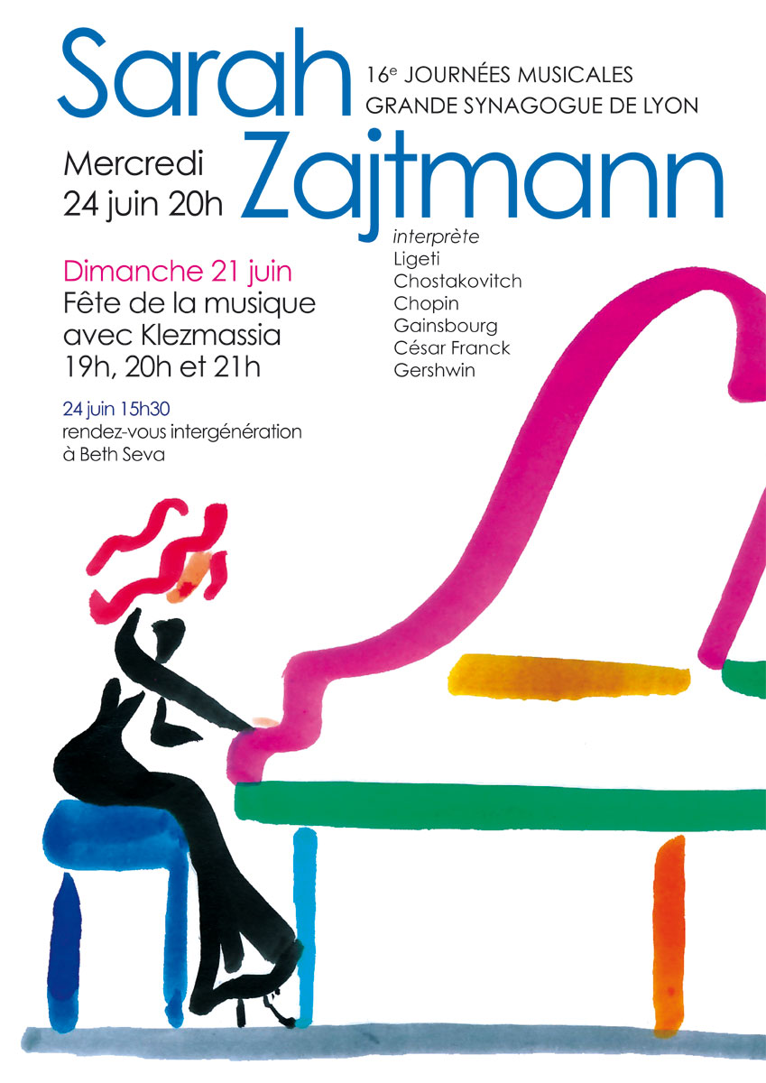 Projet Affiche Concert Journées Musicales Lyon