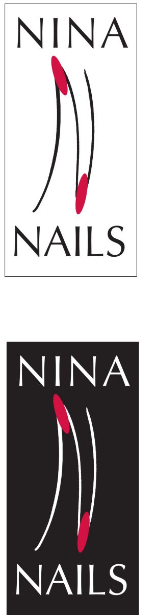 Logo Nina Nails, Bruxelles.